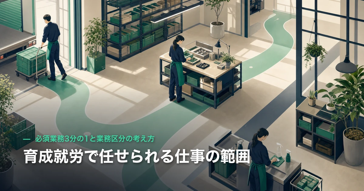 育成就労で任せられる仕事はどう変わるか|必須業務3分の1と業務区分