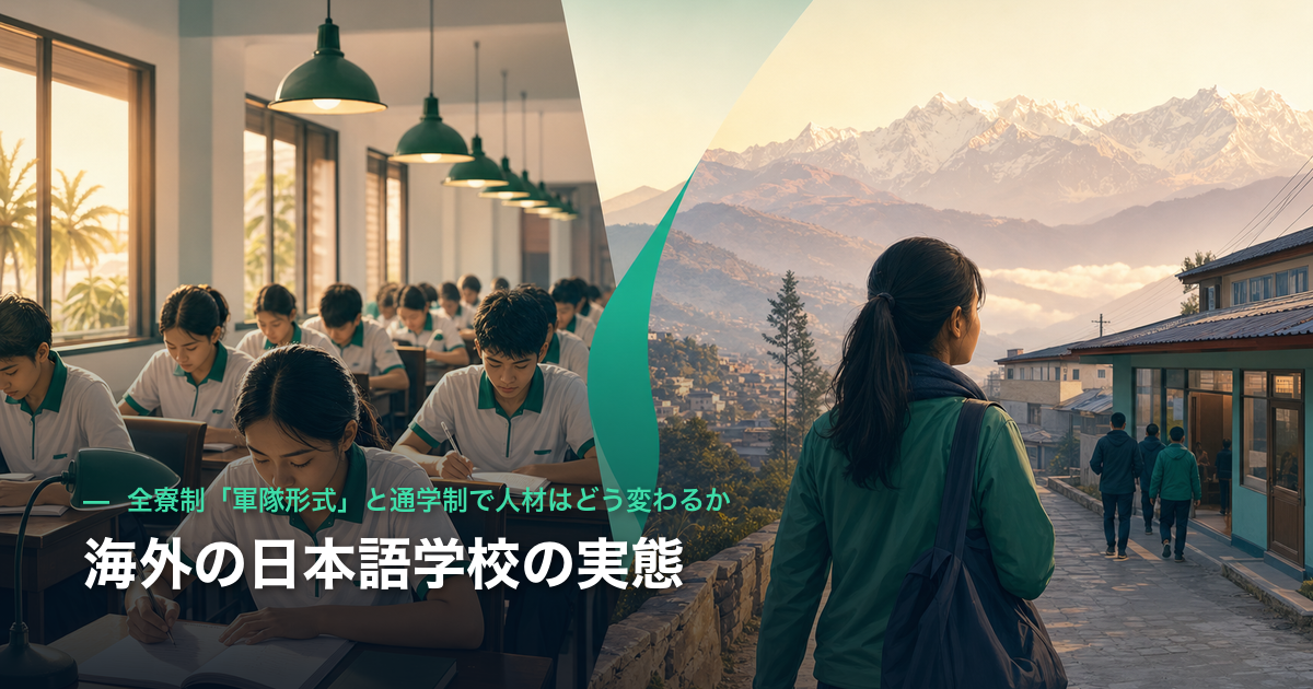 海外の日本語学校の実態｜全寮制「軍隊形式」と通学制で人材はどう変わるか