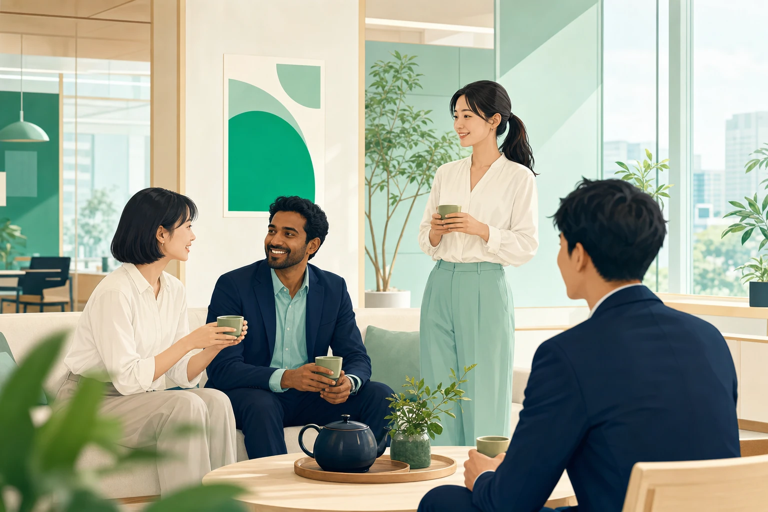 多文化が共存する日本の職場